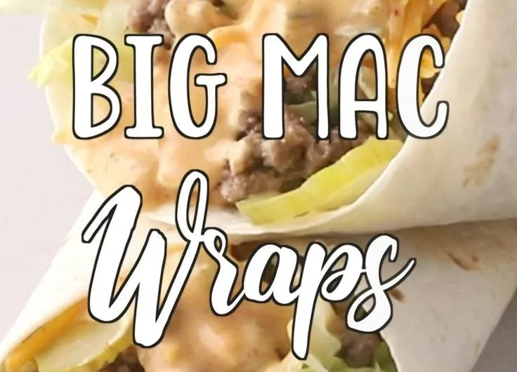 Big Mac Wraps - a creative take on the classic Big Mac sandwich