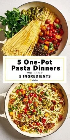 Delicious one-pot pasta recipes for quick and easy meals.