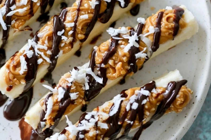 Delicious frozen banana snacks for a healthy treat
