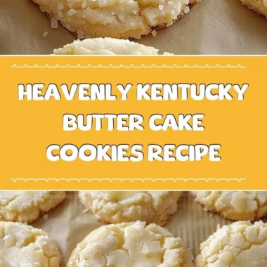 Heavenly Kentucky Butter Cake Cookies baked and ready to enjoy