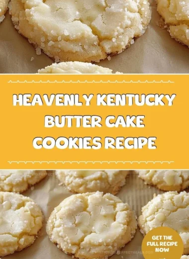 Heavenly Kentucky Butter Cake Cookies baked and ready to enjoy