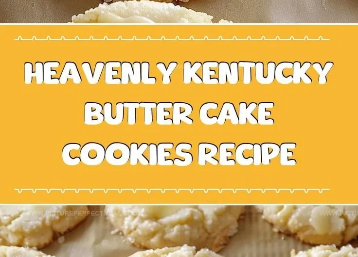 Heavenly Kentucky Butter Cake Cookies baked and ready to enjoy