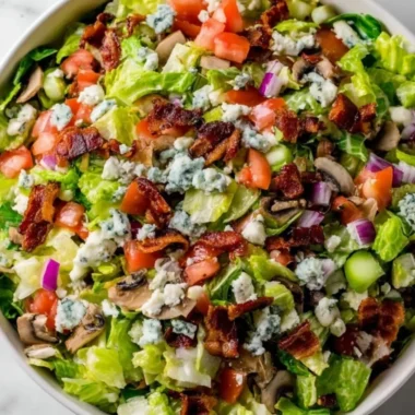 Delicious Ruth’s Chris Chopped Salad with fresh ingredients and vibrant colors.