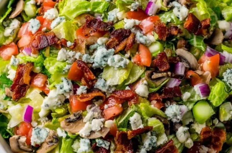 Delicious Ruth’s Chris Chopped Salad with fresh ingredients and vibrant colors.