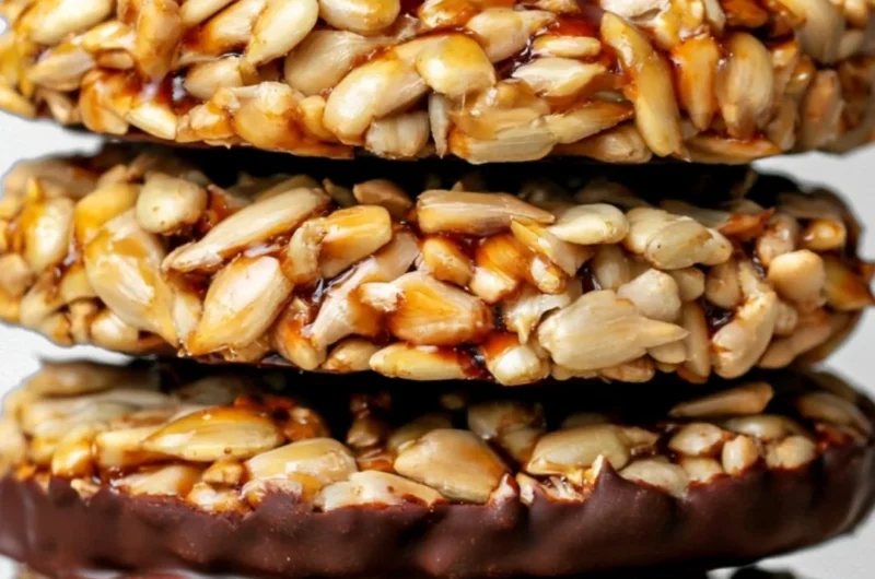 Delicious sunflower seed chocolate bites perfect for healthy snacking.