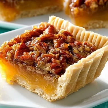 Delicious slice of Texas pecan pie topped with whipped cream